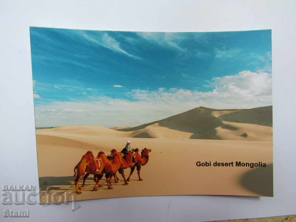 Set magnet and postcard from Mongolia-Gobi-5 - 5