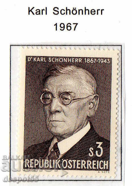 1967. Austria. Dr. Karl Schöncher (1867-1943), scriitor și poet.