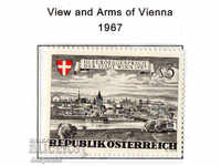 1967. Austria. View and coat of arms from Vienna.