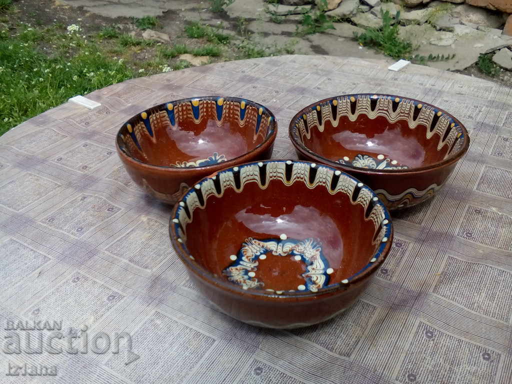 Old ceramic bowl, bowls