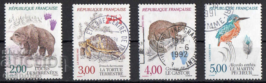 1991. Franța. Animale.