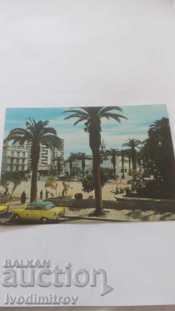 Postcard Algiers the White El Biar-Kennedy Square