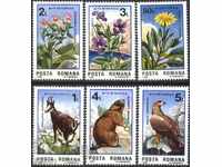 Чисти марки Национален парк Флора и Фауна 1985 от Румъния