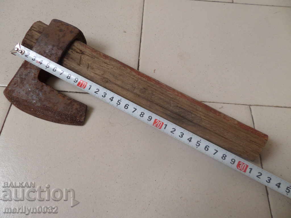 Old ax ax tool wrought iron pole with price 47.00 BGN | € 24.03