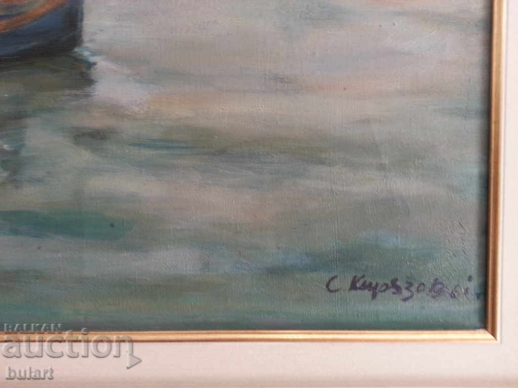 Picture "Port" Stoyan Kiriazov. Butter. Identification - 5 Picture "Port" Stoyan Kiriazov. Butter. Identification - 5