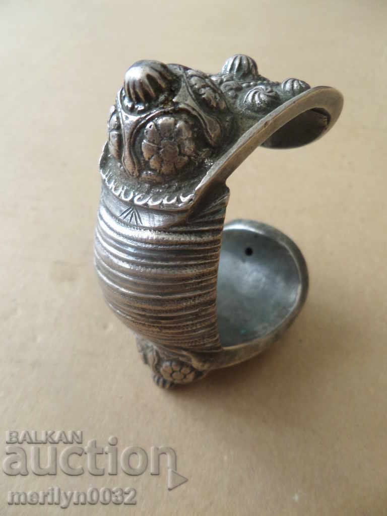 Renaissance silver bracelet slingshot silver jewelry jewelry