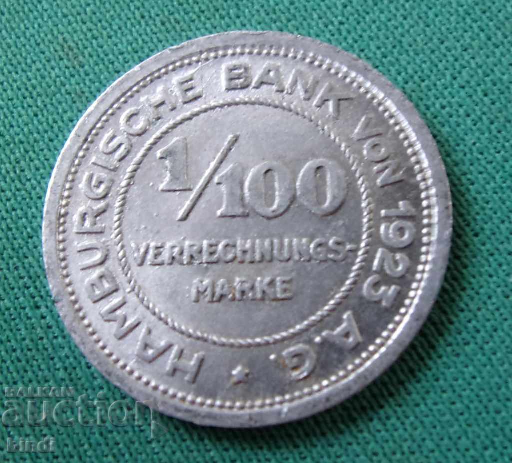 Germania 1/100 Marc 1923 UNC Necurățat și netratat cu preț € 6.14 | 12.01 BGN
