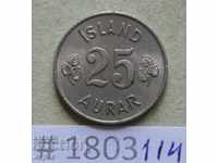 25 aurar 1962 Islanda