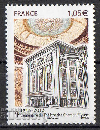 2013. France. 100th anniversary of the Theater de Champs-Elysées.