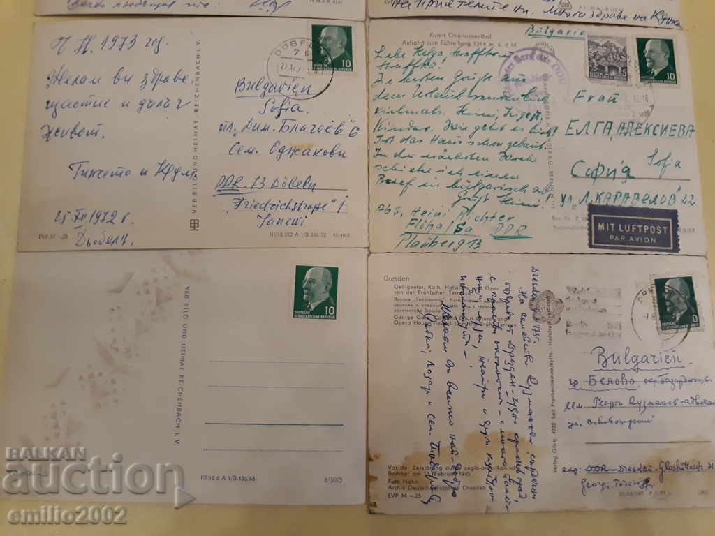 Postcards GDR DDR 004 - 5 Postcards GDR DDR 004 - 5