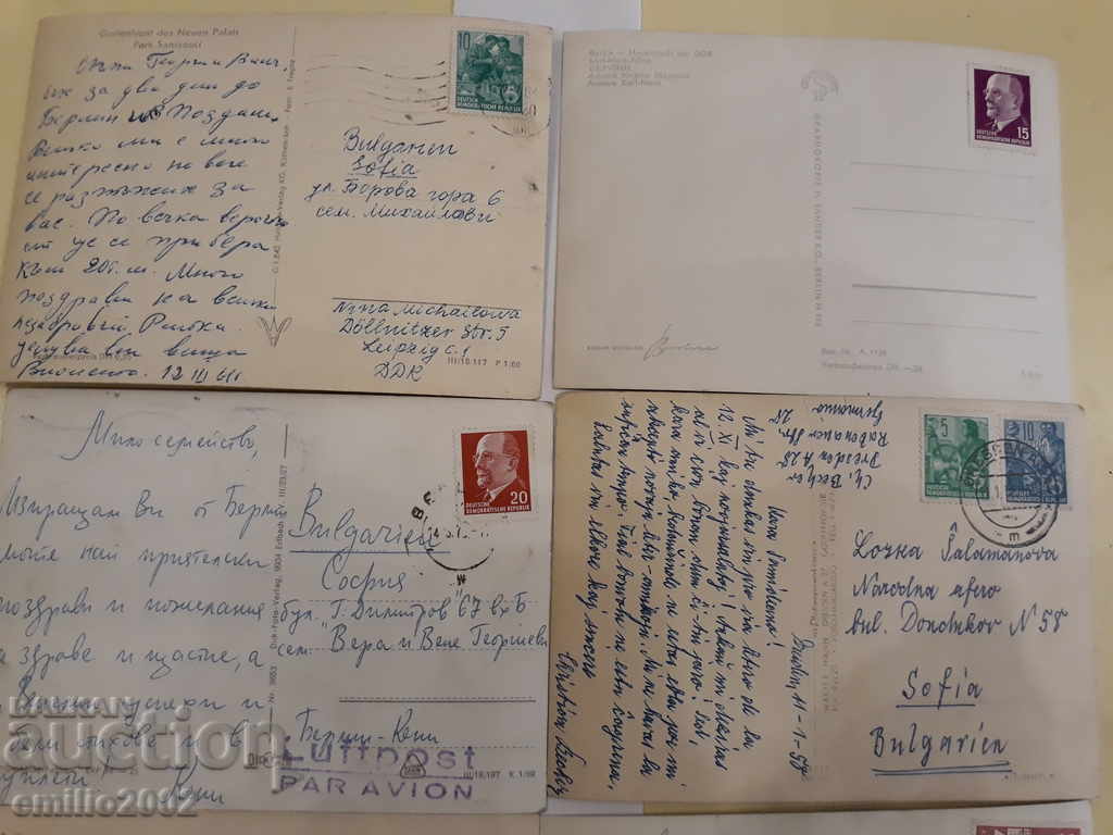 Delivery of Postcards GDR DDR 006 Delivery of Postcards GDR DDR 006