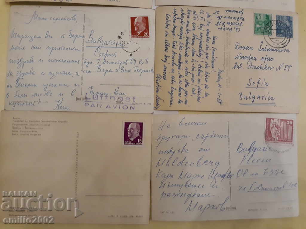 Postcards GDR DDR 006 - 5 Postcards GDR DDR 006 - 5
