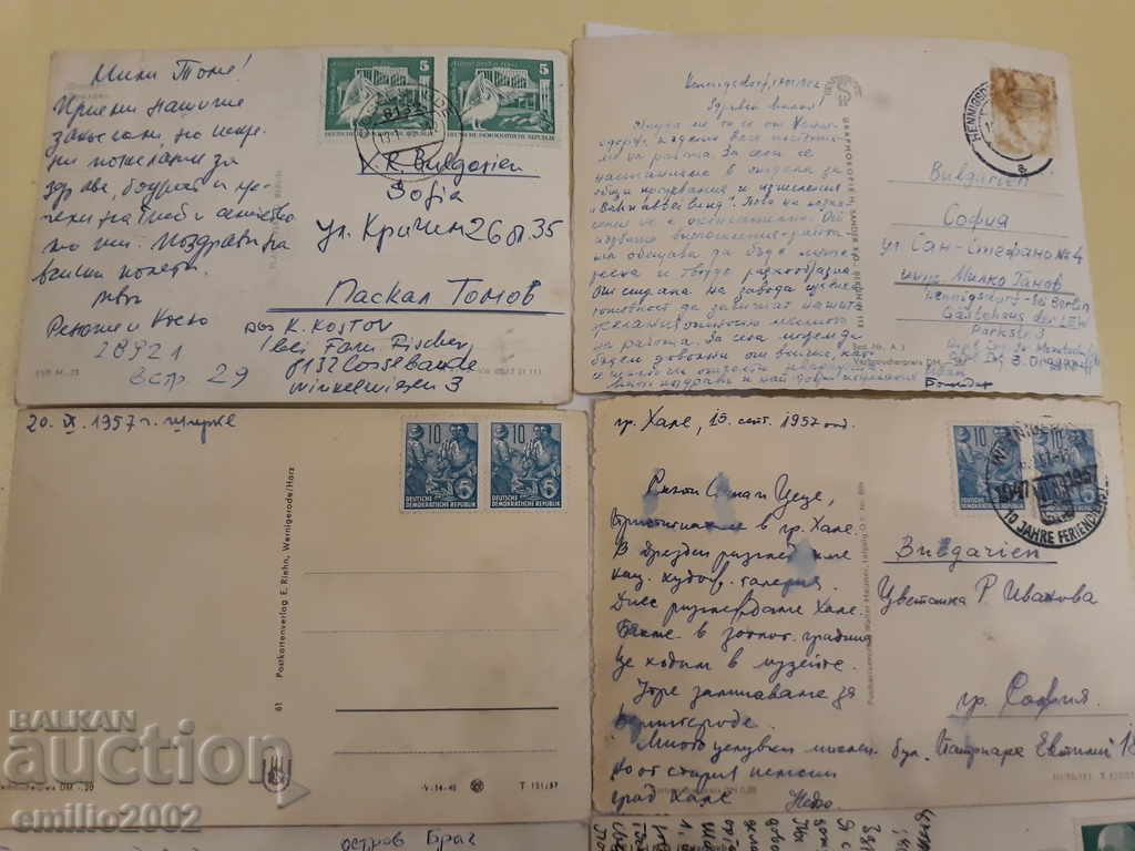 Delivery of Postcards GDR DDR 010 Delivery of Postcards GDR DDR 010