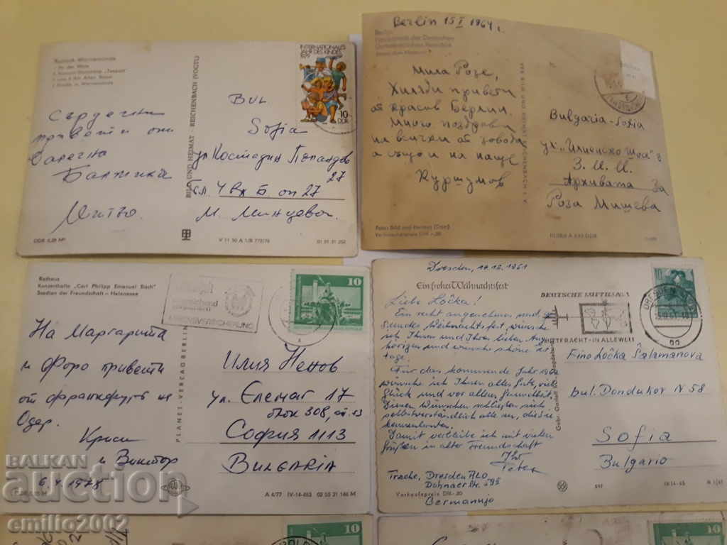 Delivery of Postcards GDR DDR 011 Delivery of Postcards GDR DDR 011