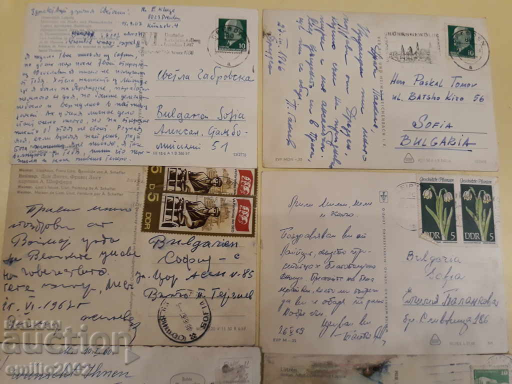 Delivery of Postcards GDR DDR 014 Delivery of Postcards GDR DDR 014