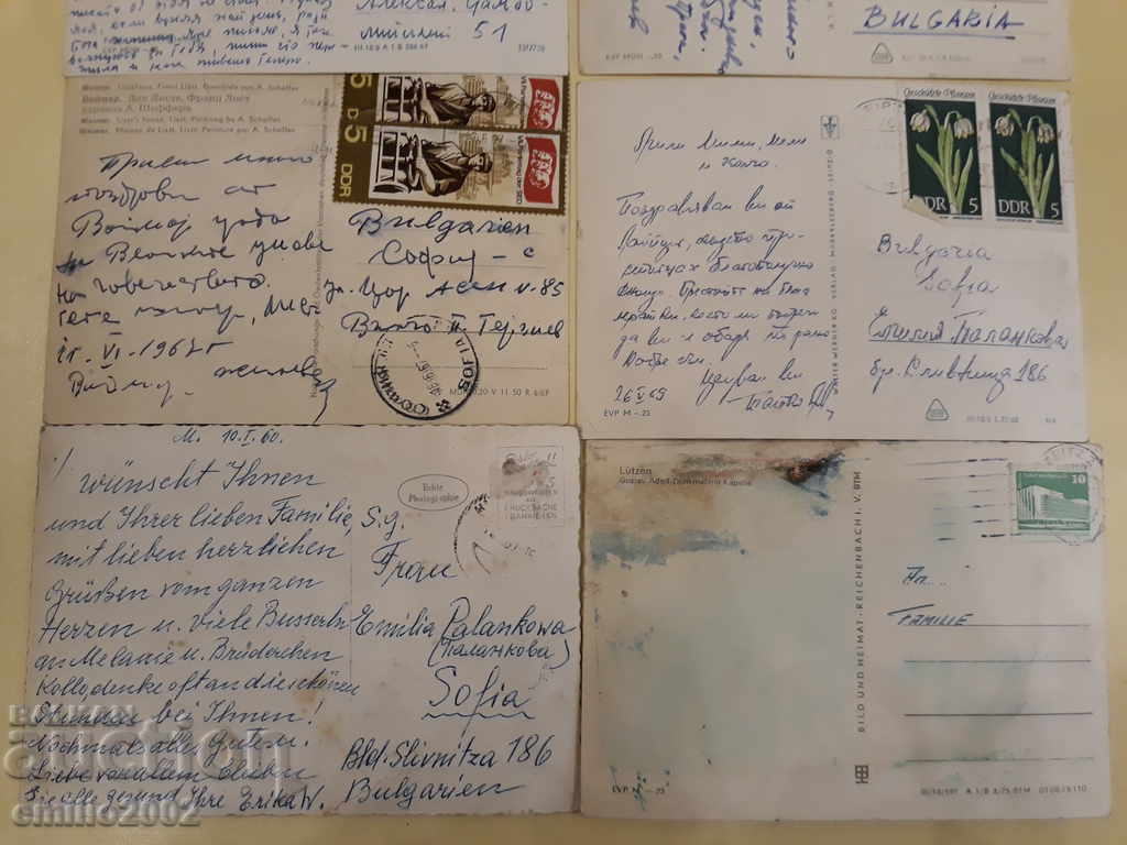 Postcards GDR DDR 014 - 5 Postcards GDR DDR 014 - 5