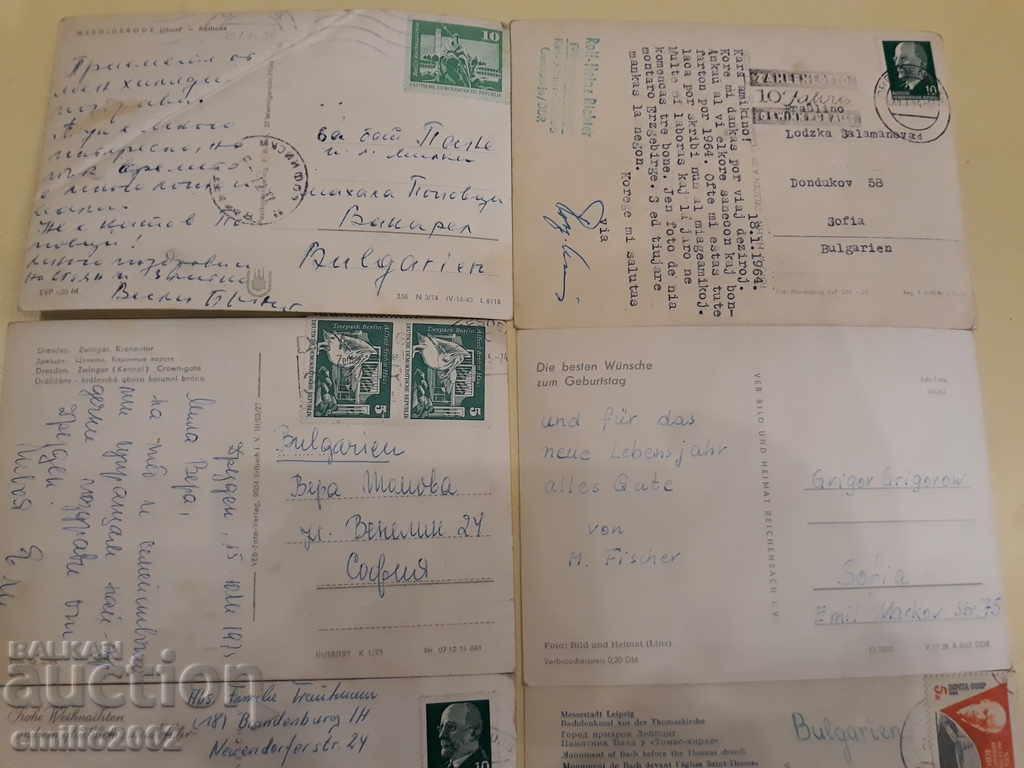 Delivery of Postcards GDR DDR 015 Delivery of Postcards GDR DDR 015