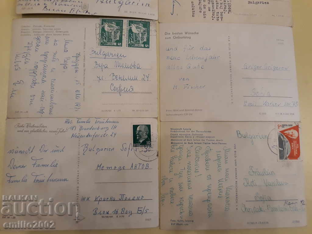 Postcards GDR DDR 015 - 5 Postcards GDR DDR 015 - 5