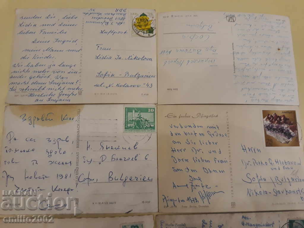 Delivery of Postcards GDR DDR 016 Delivery of Postcards GDR DDR 016