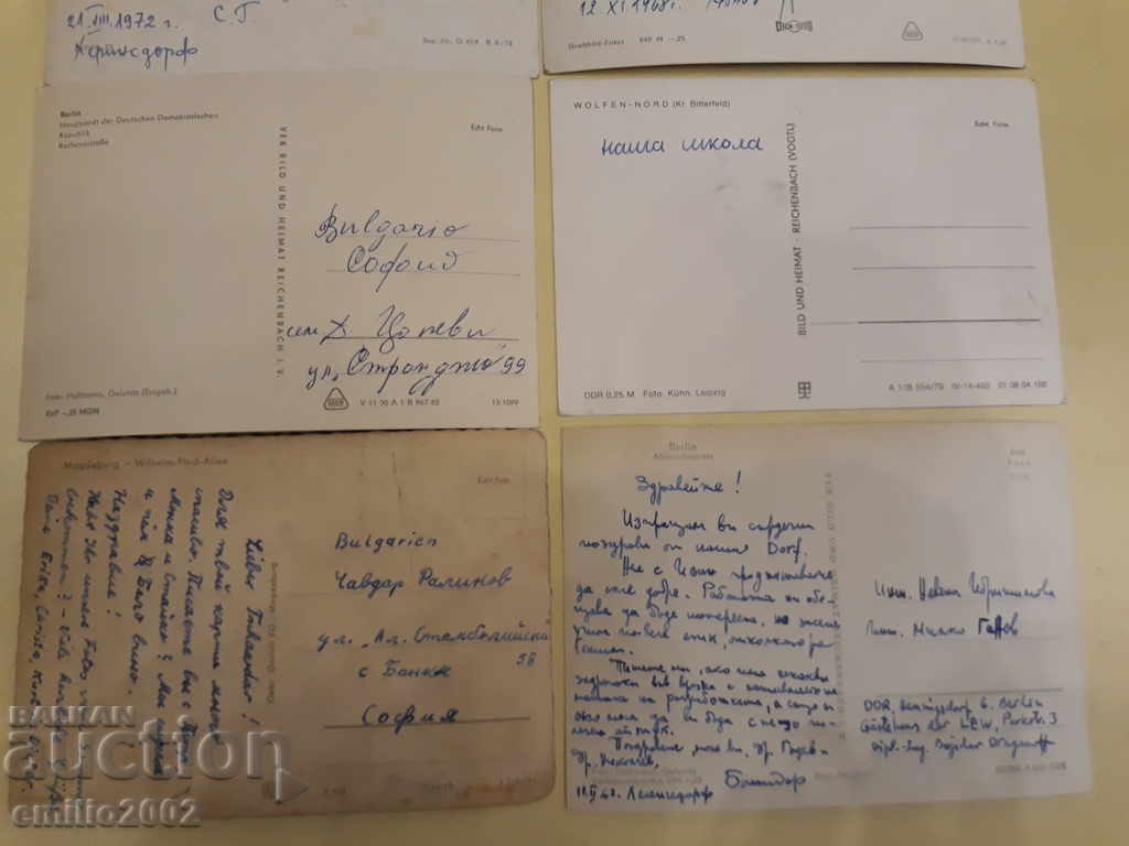 Postcards GDR DDR 020 - 5 Postcards GDR DDR 020 - 5