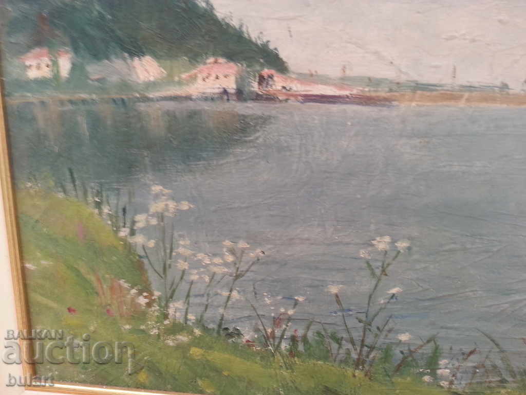 Painting "Sea Landscape" Sava Ivanov. Butter. Identification with price 2100.00 BGN | € 1073.71 Painting "Sea Landscape" Sava Ivanov. Butter. Identification with price 2100.00 BGN | € 1073.71