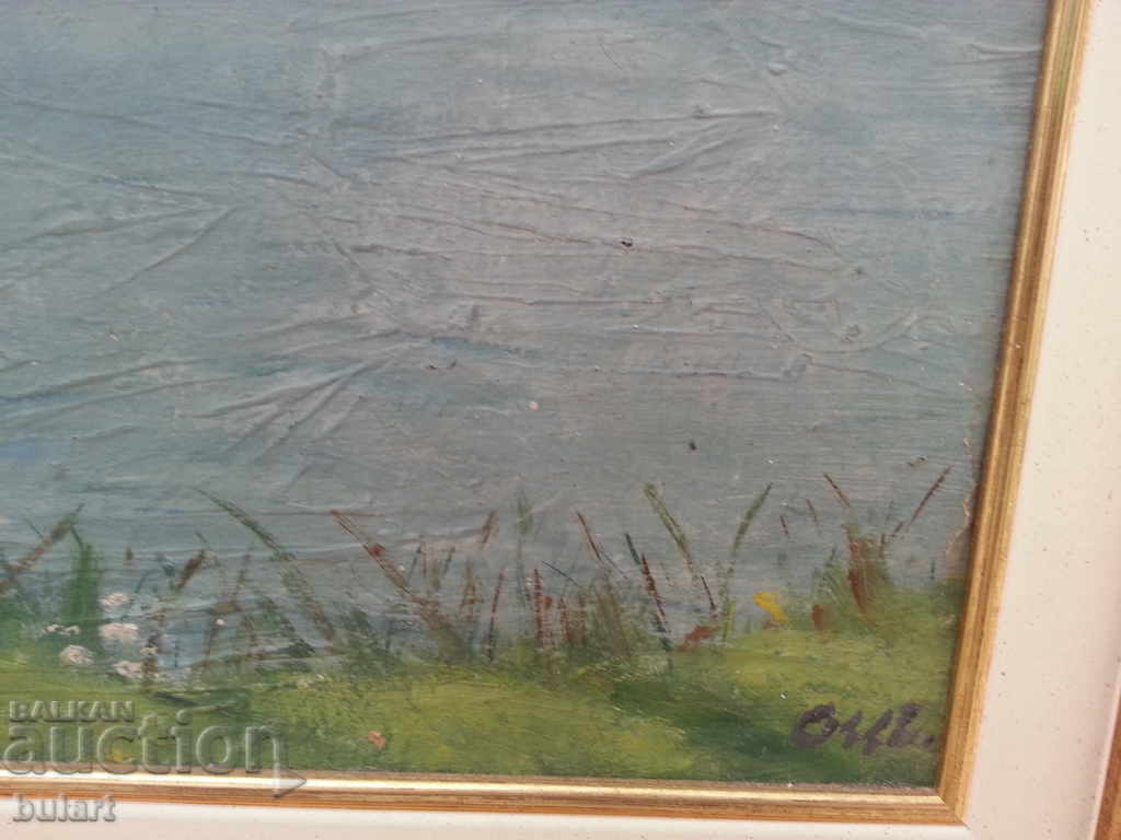Auction Painting "Sea Landscape" Sava Ivanov. Butter. Identification Auction Painting "Sea Landscape" Sava Ivanov. Butter. Identification