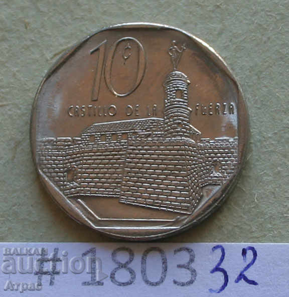 10 центавос 2000  Куба