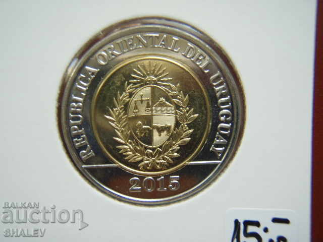 10 New Pesos 2015 Uruguay - Unc - 7