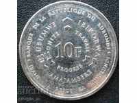 10 franca Μπουρούντι 2011