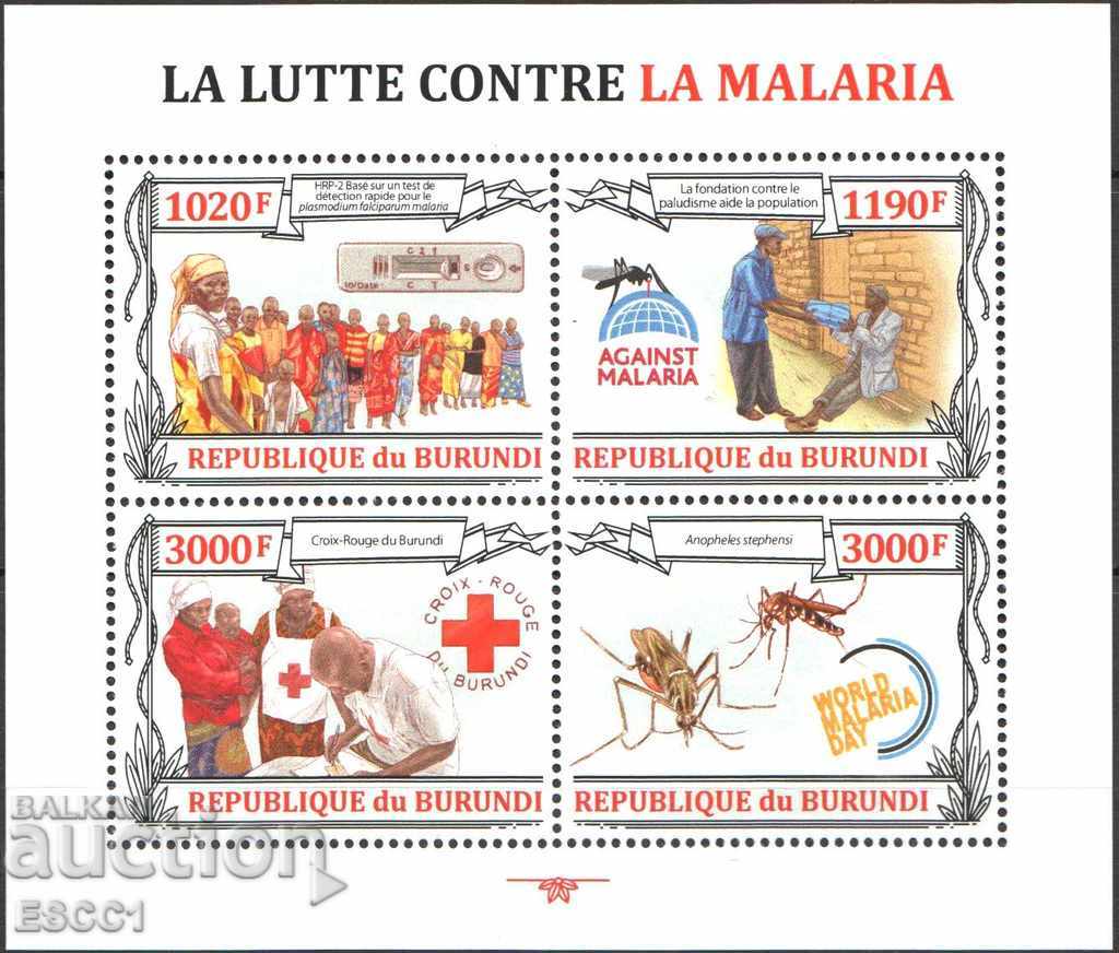 Καθαρό μπλοκ Ερυθρού Σταυρού Η ελονοσία 2013 από το Μπουρούντι