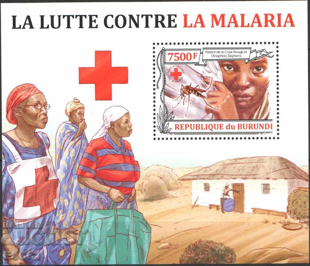 Καθαρό μπλοκ Ερυθρού Σταυρού Η ελονοσία 2013 από το Μπουρούντι