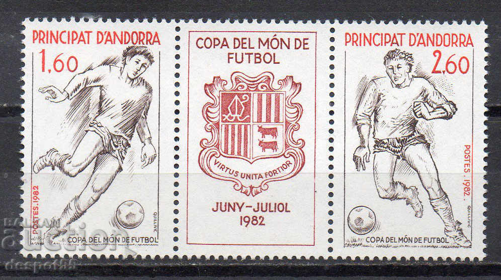 1982. Андора (Фр). Световна футболна купа - Испания.