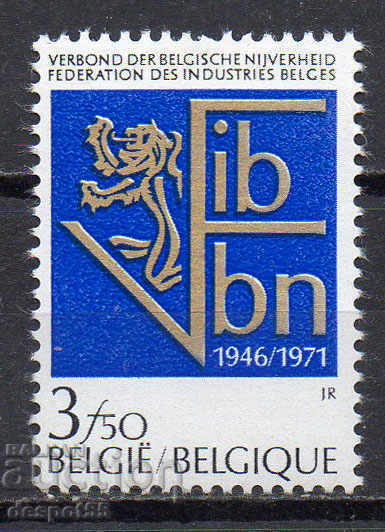 1971. Belgium. 25th federation of industrial society.