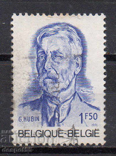 1971. Belgium. George Hubin, a Belgian politician.