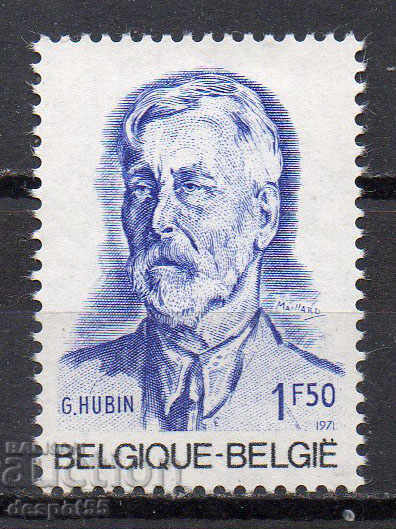 1971. Belgia. George Hubin, politician belgian.