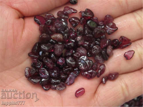 Auction 100 grams of garnet lot Auction 100 grams of garnet lot