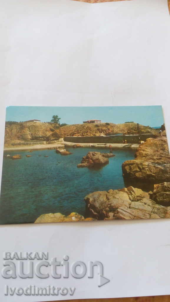 Пощенска картичка Ахтопол Изглед 1973