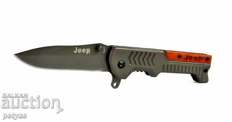 Knife, folding JEEP SL877 80x190 with price 15.50 BGN | € 7.93 Knife, folding JEEP SL877 80x190 with price 15.50 BGN | € 7.93