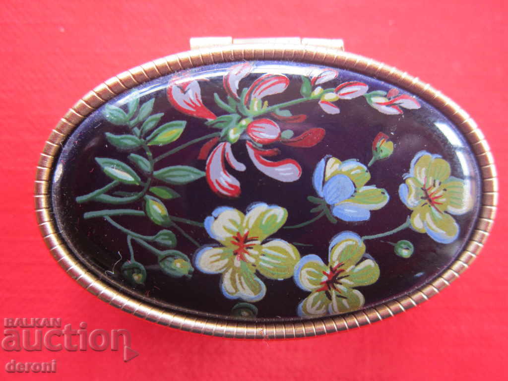 Unikalna   bronzova kutiyka kutia za enfie hapcheta 3 - 5