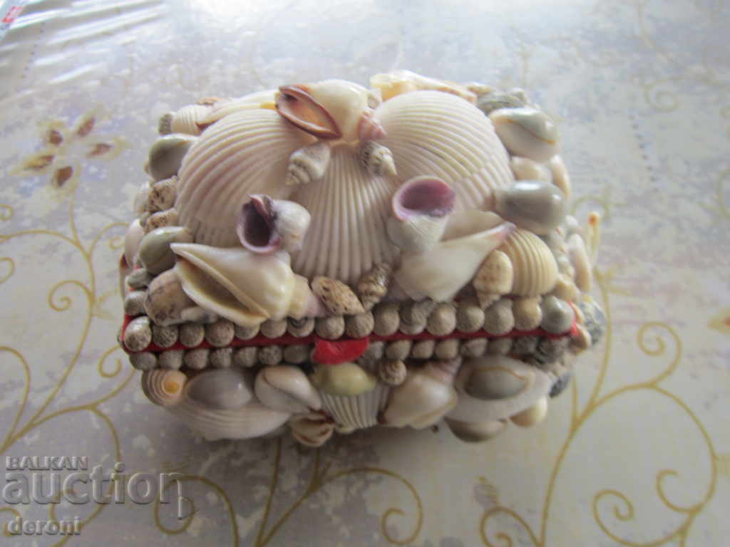 Great shell box for jewelery shells - 5