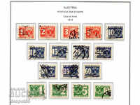 1935. Австрия. Цифрови марки с гербове.