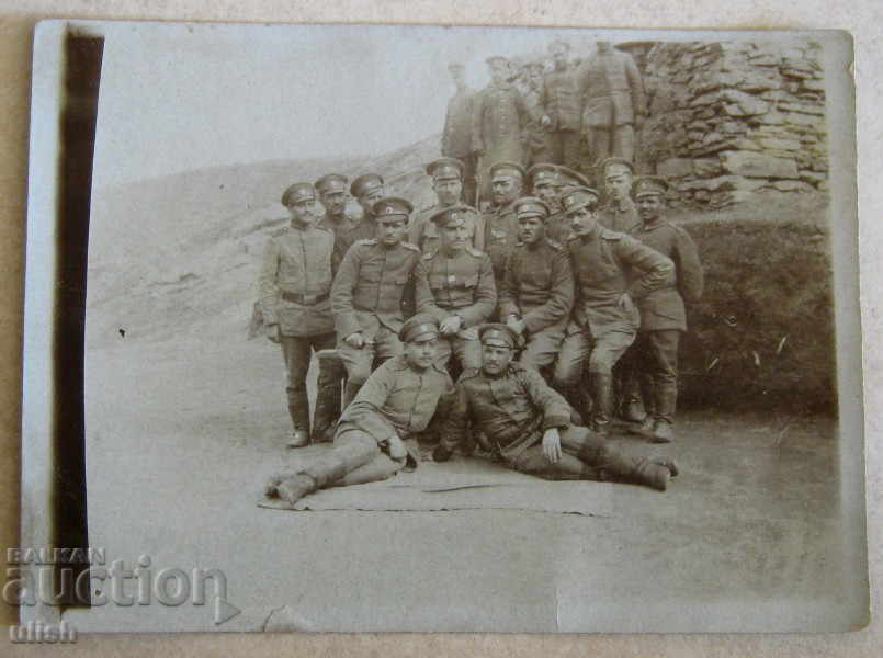 1915 войници и офицери сборна снимка фото DRP патент