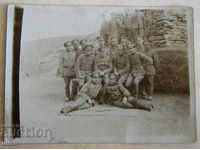 1915 войници и офицери сборна снимка фото DRP патент