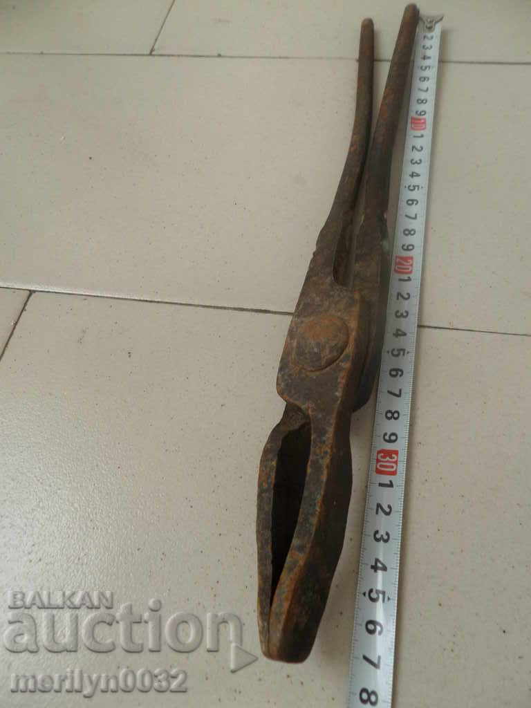 Old forging pliers, wrought iron, wrought iron - 6 Old forging pliers, wrought iron, wrought iron - 6