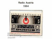 1964. Австрия. 40 г. радио и телевизия в Австрия.