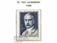 1968. Αυστρία. Ο Karl Landsteiner, ένας Αυστραλός-Αμερικανός παθολόγος.