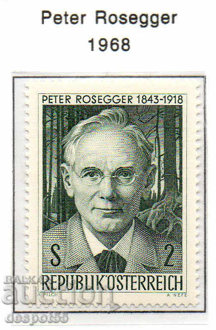 1968. Αυστρία. Peter Rozerger - Αυστριακός συγγραφέας ποιητών και συγγραφέων.