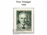 1968. Austria. Peter Rozerger - Austrian poet and fiction writer.