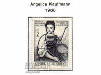 1968. Австрия. Картина от Анджелика Кауфман.