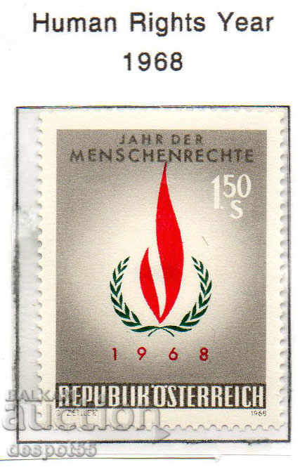 1968. Austria. Year of human rights.